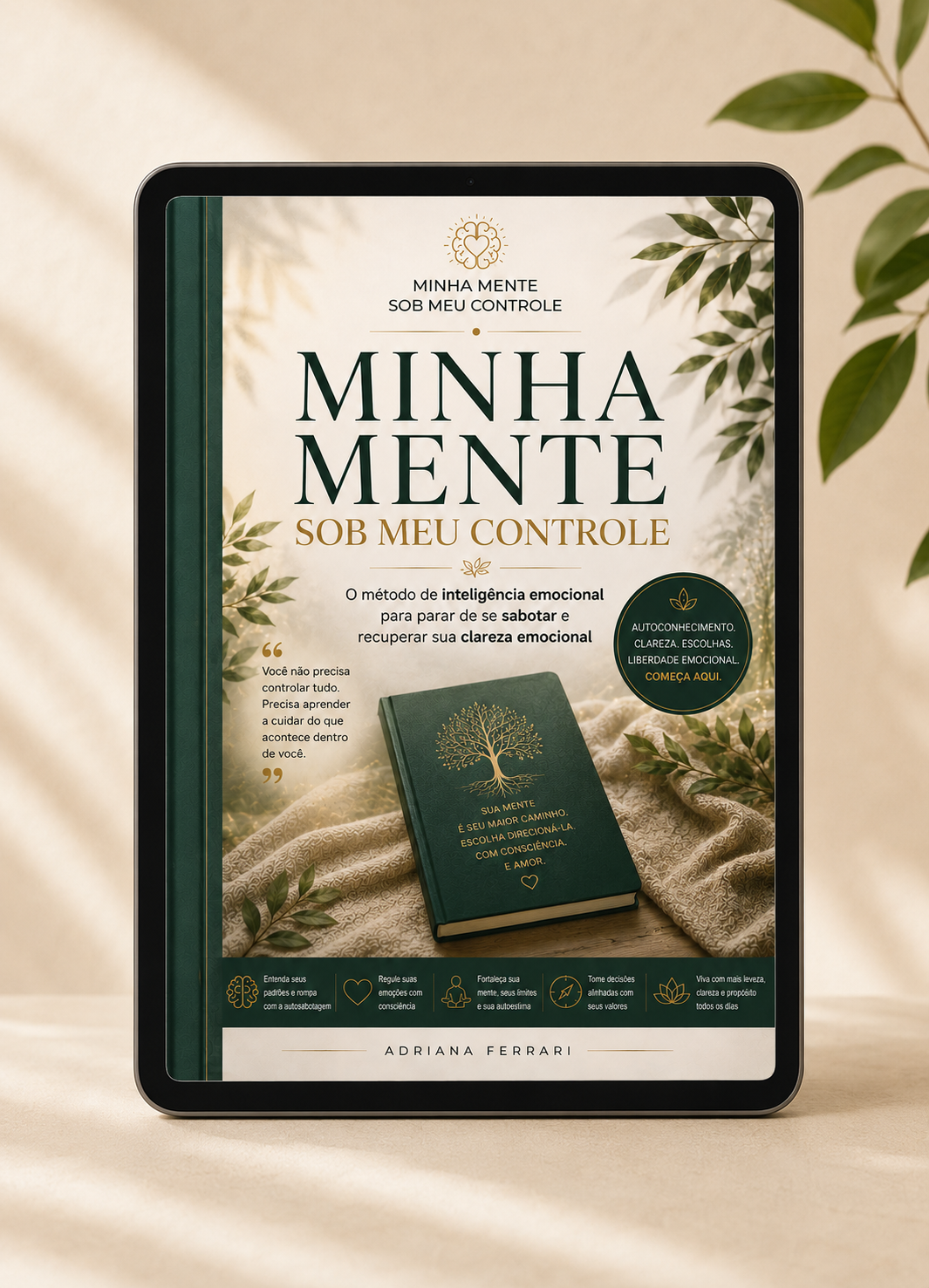 Capa do livro Minha Mente Sob Meu Controle