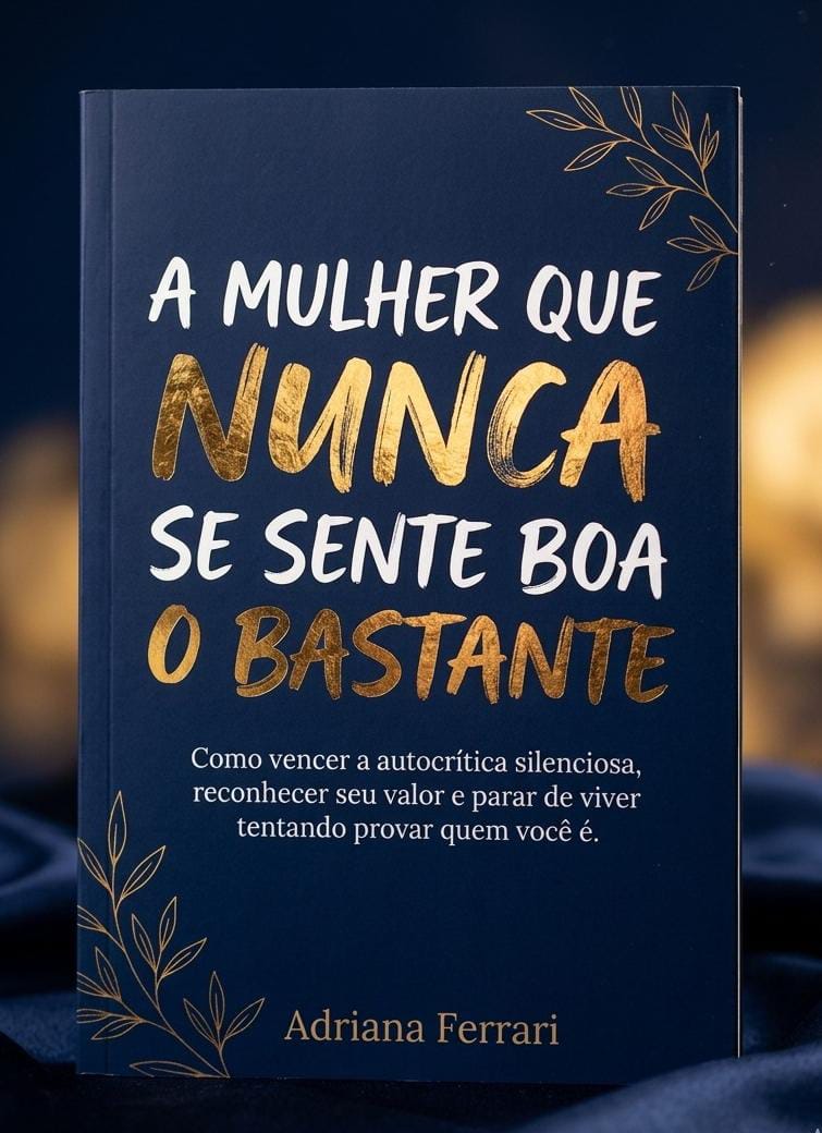 Capa da coleção A Mulher que Nunca se Sente Boa o Bastante