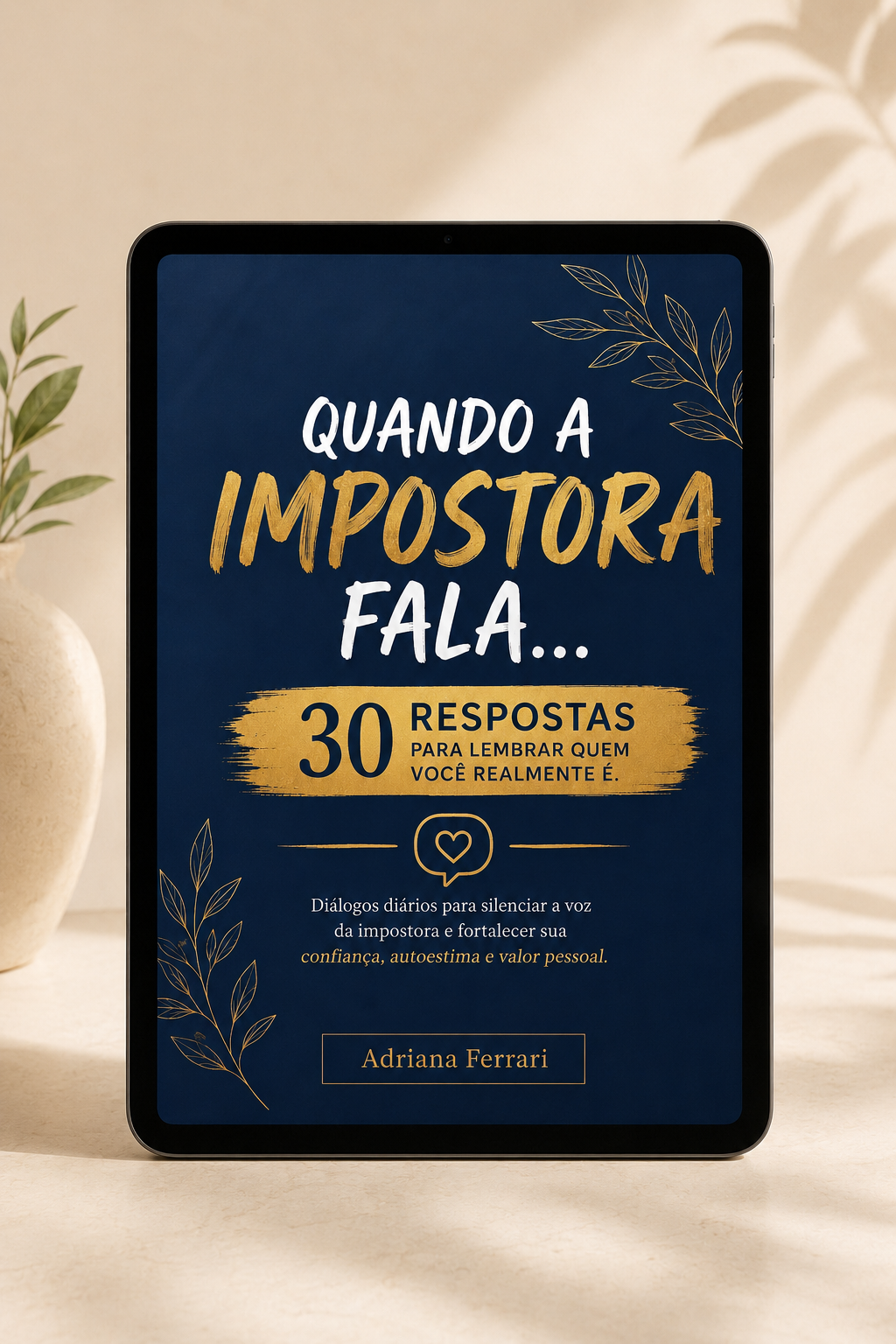 Capa do livro Quando a Impostora Fala...